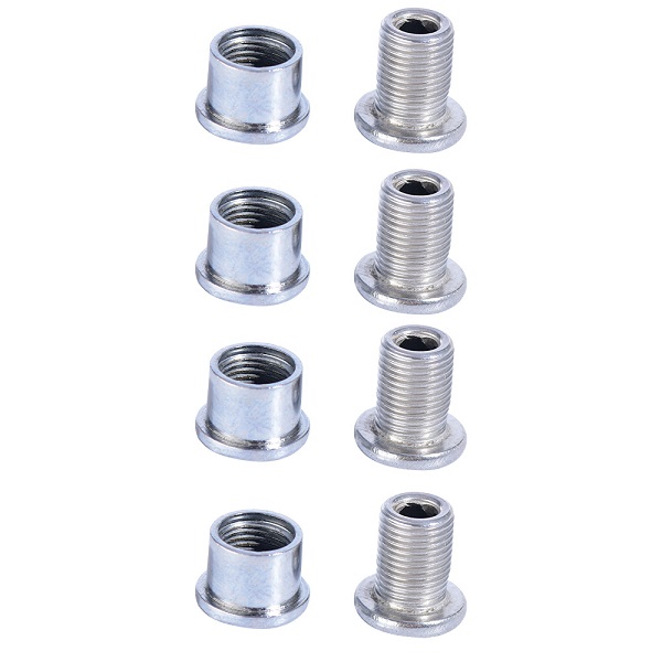Jual 5pcs/pack Crankset Bolts Chainring Bolts & Nuts Screw Hardware B Double Disc