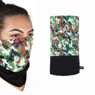 green cycling snood