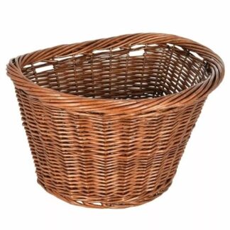 wicker bike basket d shape