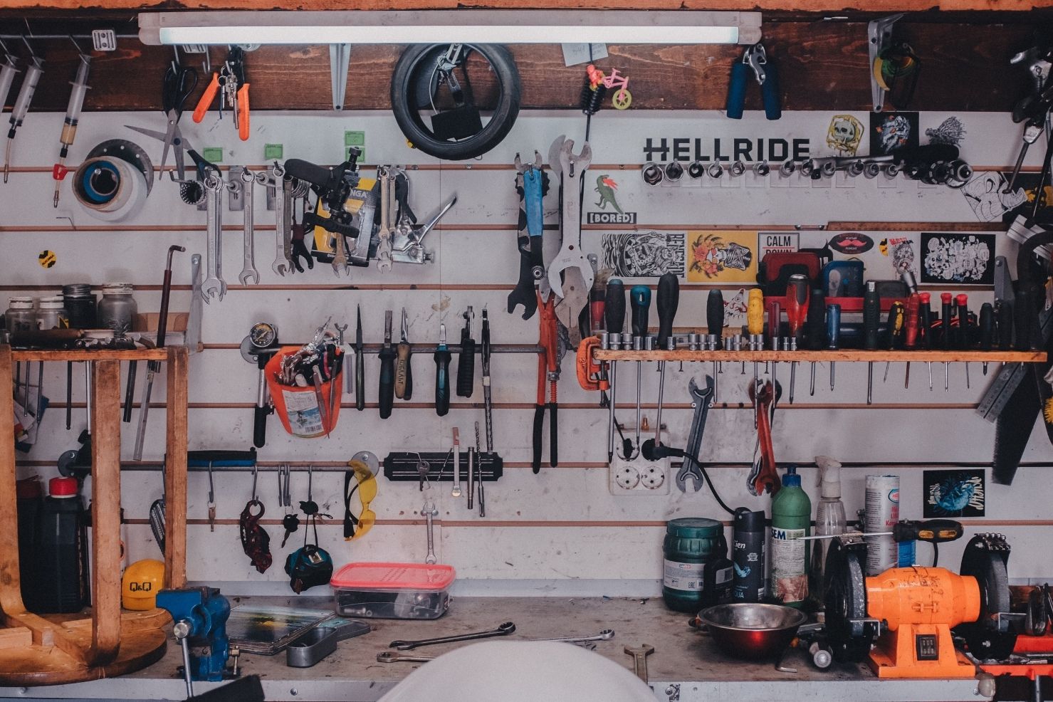 bike workshop tools
