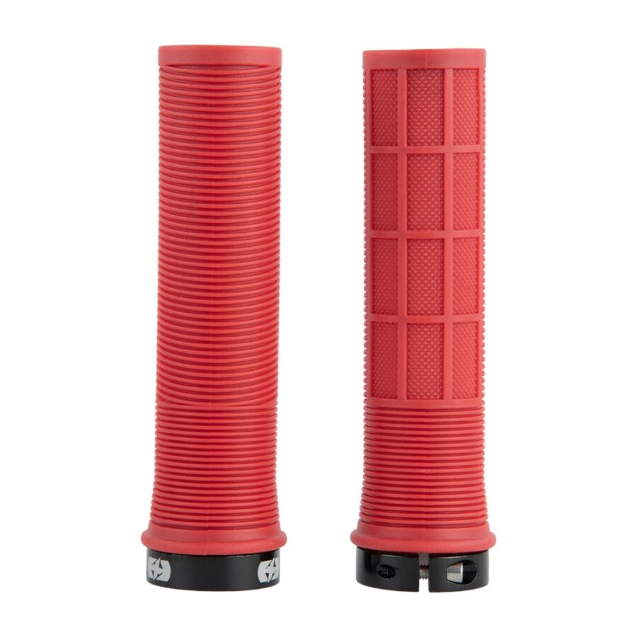lock on grips for mtb red