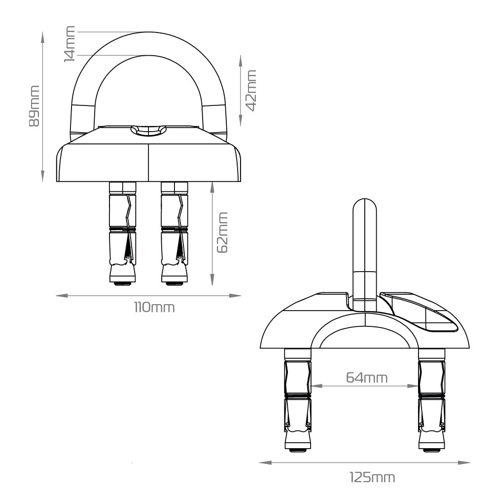 Oxford Anchor Flat 14 - Ground & Wall Anchor Kit - Image 2