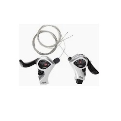 Shimano Tourney TX50 Thumb Shifters 3x6sp PAIR - Bagged