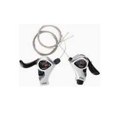 Shimano Tourney TX50 Thumb Shifters 3x7sp PAIR - Bagged