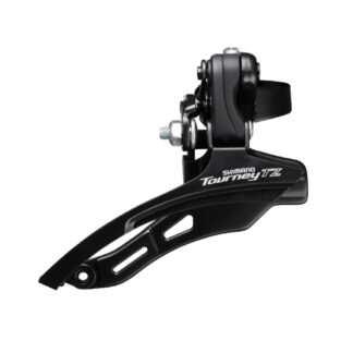 Shimano Tourney TZ500 6sp Down Swing Top Pull 31.8mm Black (42t) - Bagged