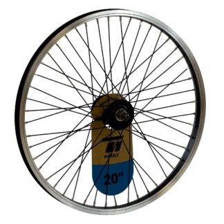 BMX Front Wheel 20" Single Wall - Nutted - Black