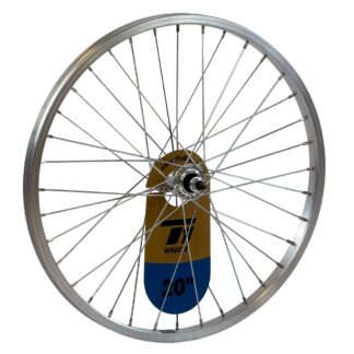 Front Wheel 20" Single Wall - Nutted - Silver