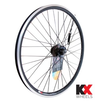 KX Junior 24" Double Wall - Disc / Rim Brake - QR - Front Wheel  - Black