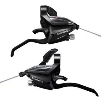 Shimano ST-EF500 EZ Fire Plus STI Levers for V-brakes 3 x 8 Speed 2-finger (PAIR)