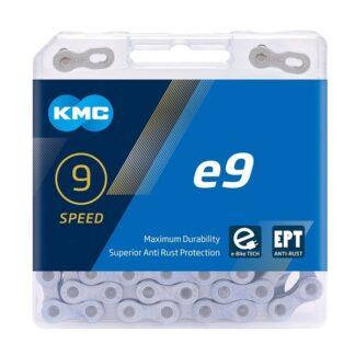 KMC E9 EPT E-Bike Chain 9 Speed Silver 136L - Bagged