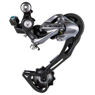Shimano Alivio M4000 9 Speed Shadow SGS Silver Rear Derailleur - Bagged