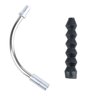 Oxford "V" Brake Lead Pipe & Rubber Boot (90 degrees) x 50